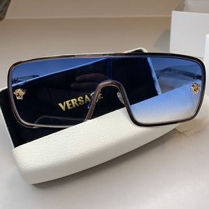 Versace Blue Gradient Sunglasses
